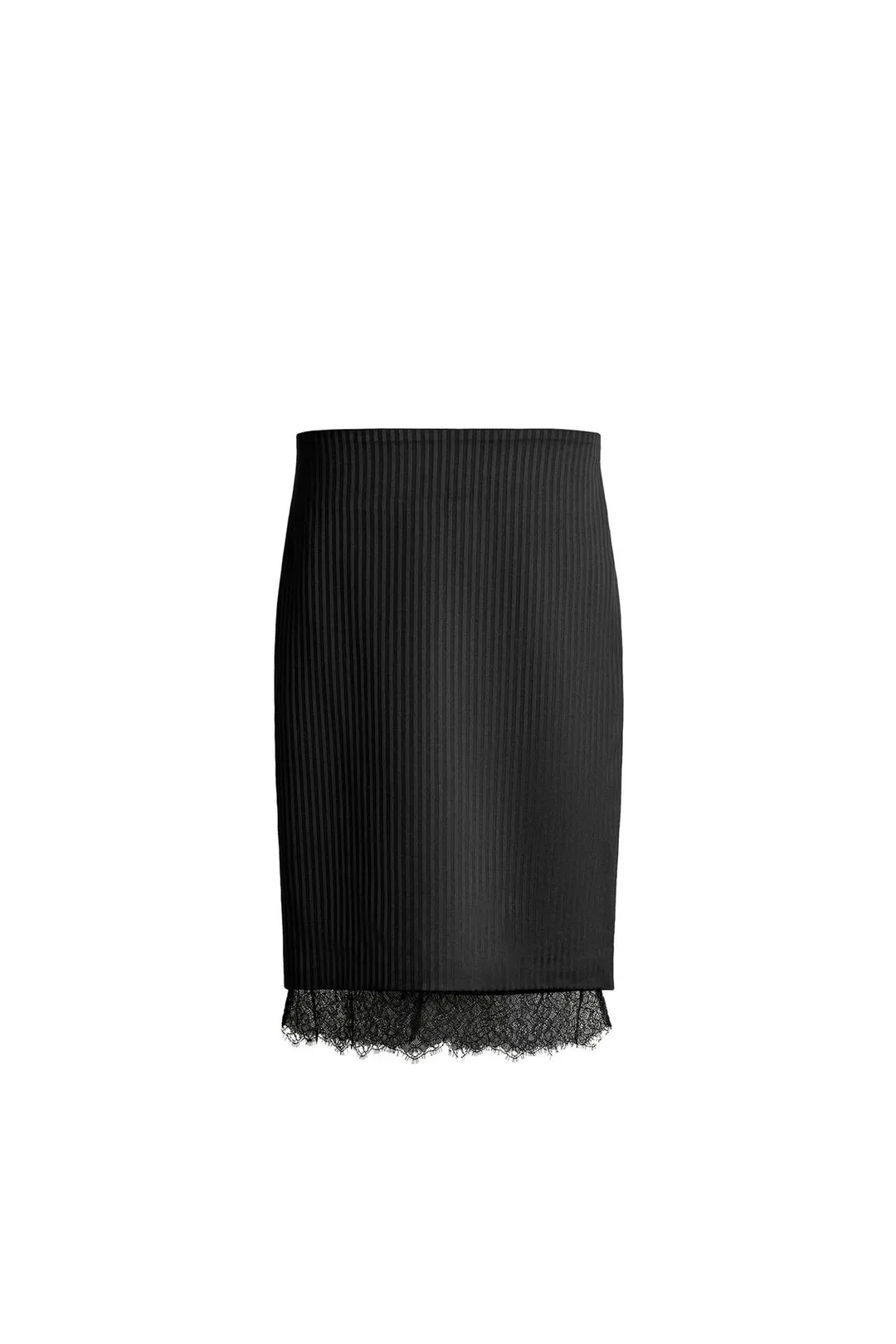 Прямая кружевная юбка ZW Collection, Zara