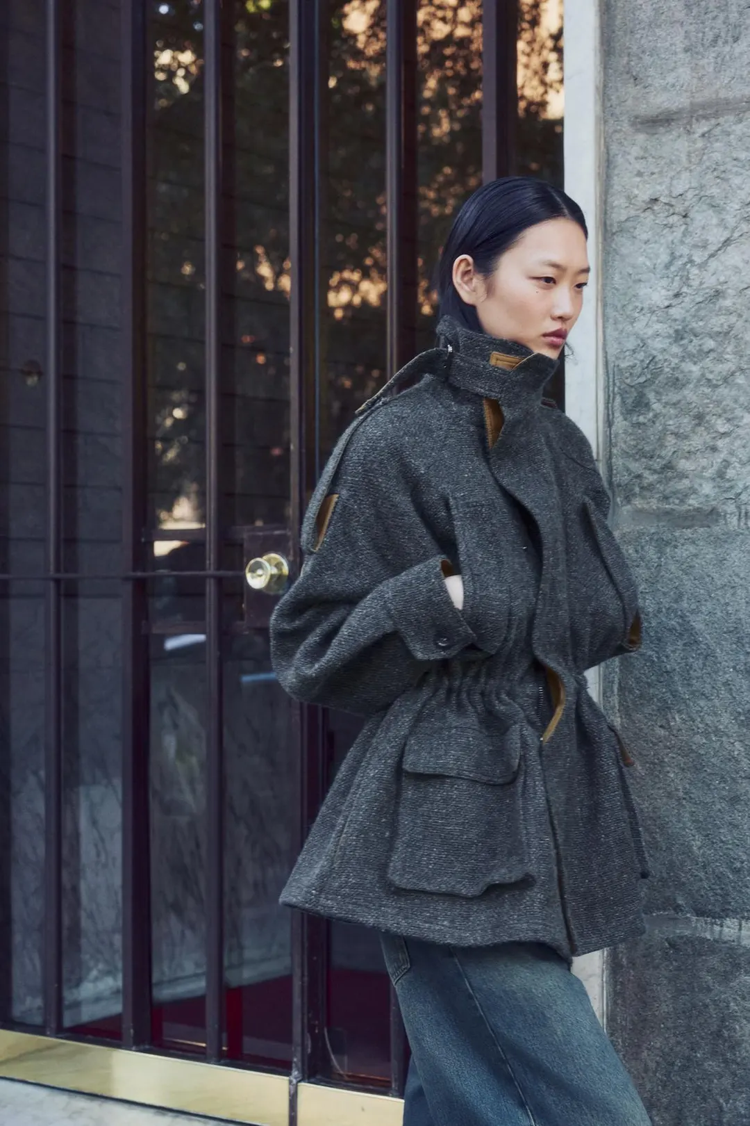 Куртка ZW Collection комбинированная, Zara