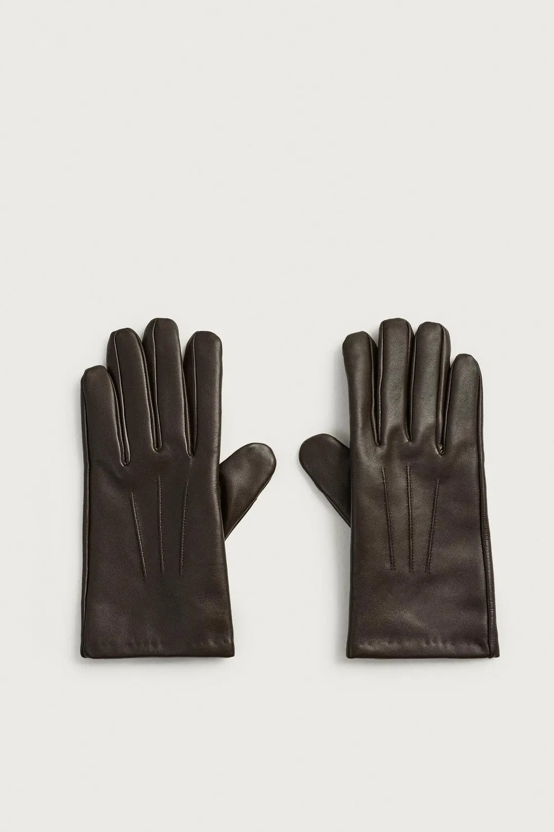 Базовые кожаные перчатки, Zara