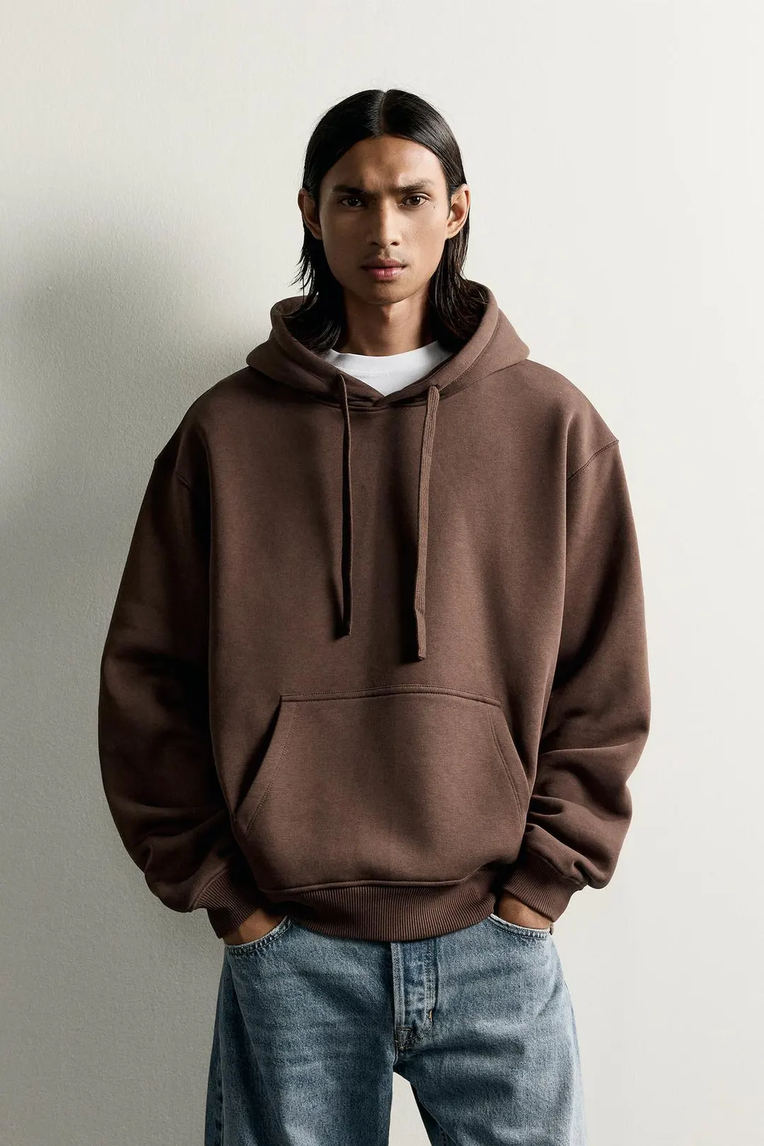 Худи базовое свободного кроя, Zara