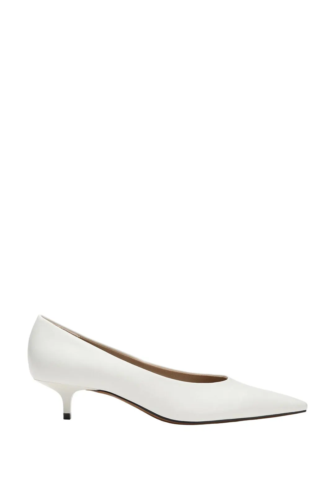 Остроносые туфли на каблуке kitten heel, Zara