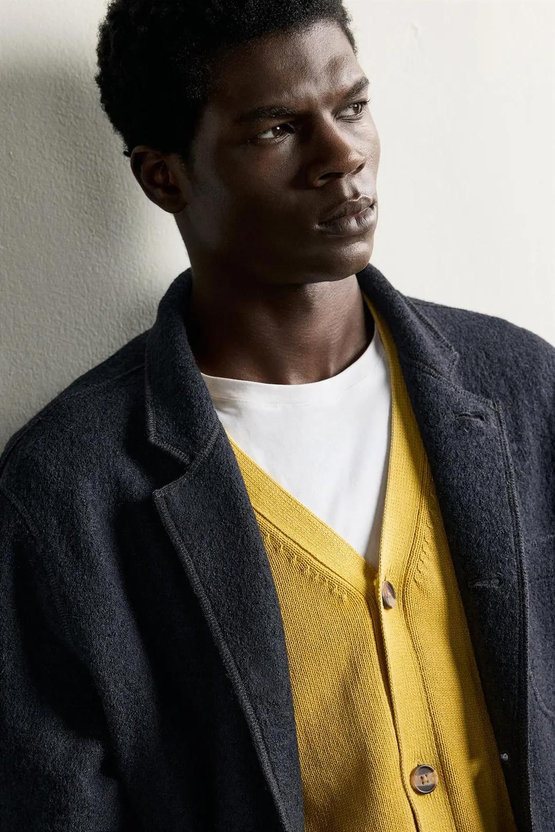Блейзер свободного кроя из смесовой шерсти, Zara