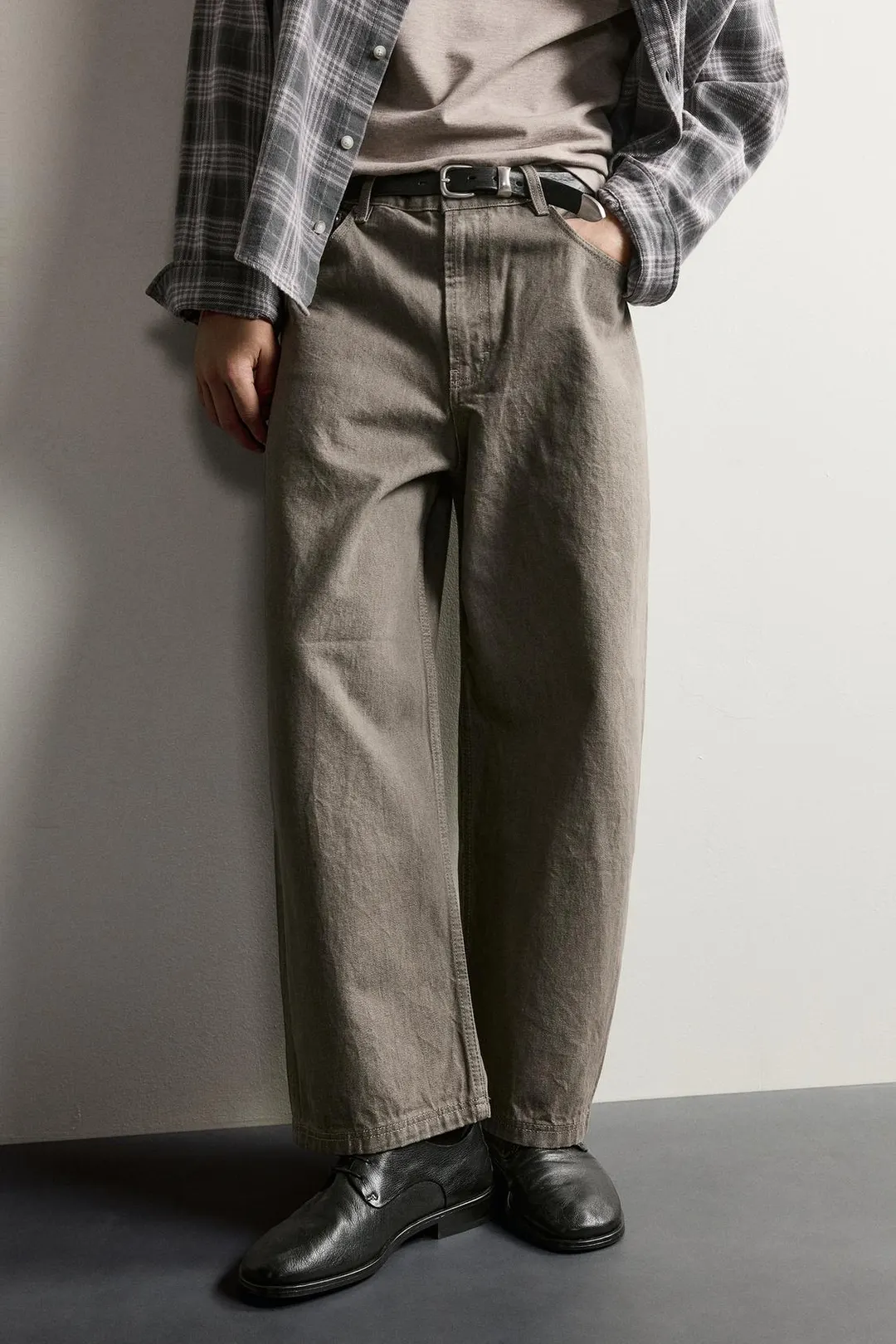 Брюки широкого кроя, Zara