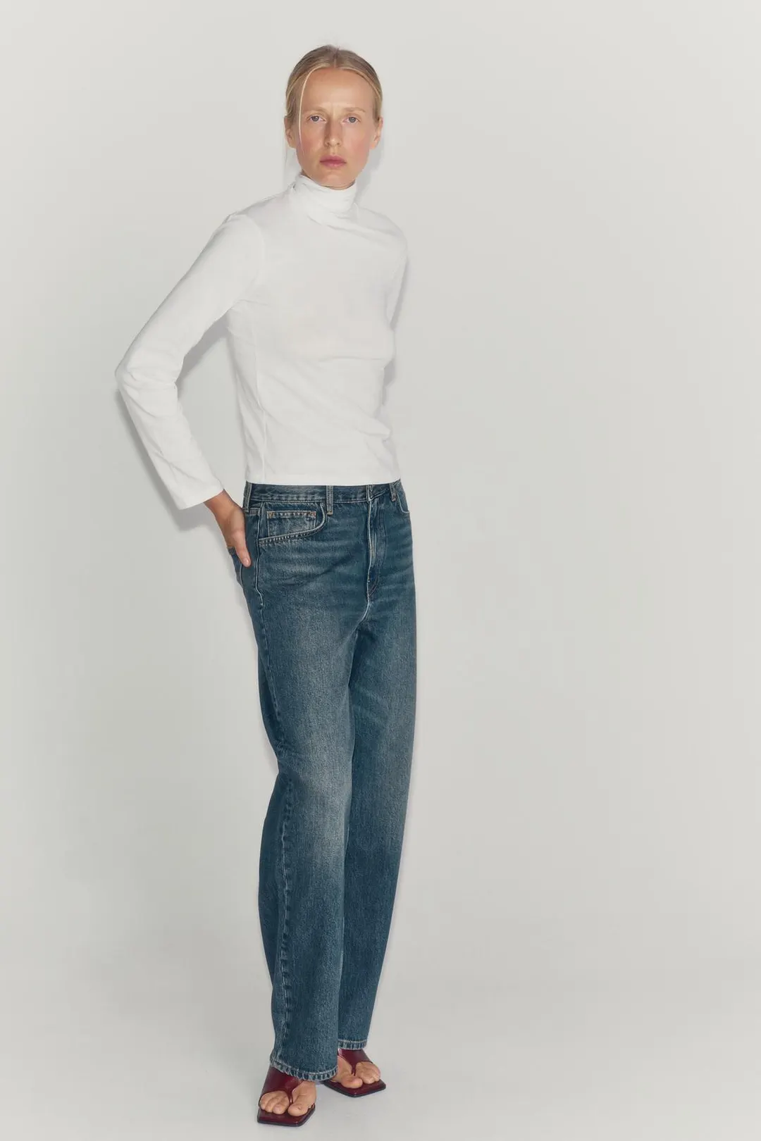 Футболка с шарфом, Zara