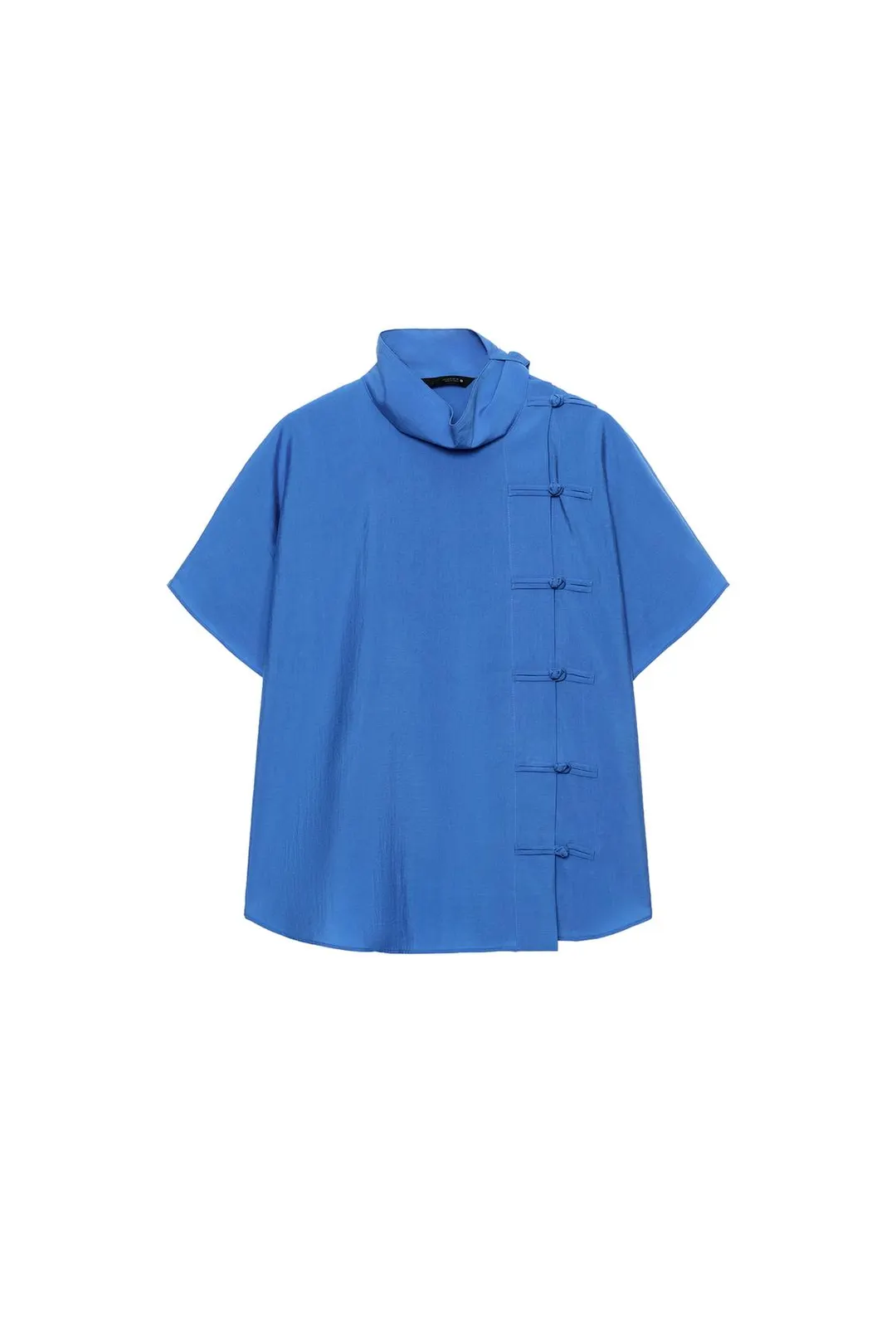 Рубашка ZW COLLECTION с застежкой на узелки, Zara