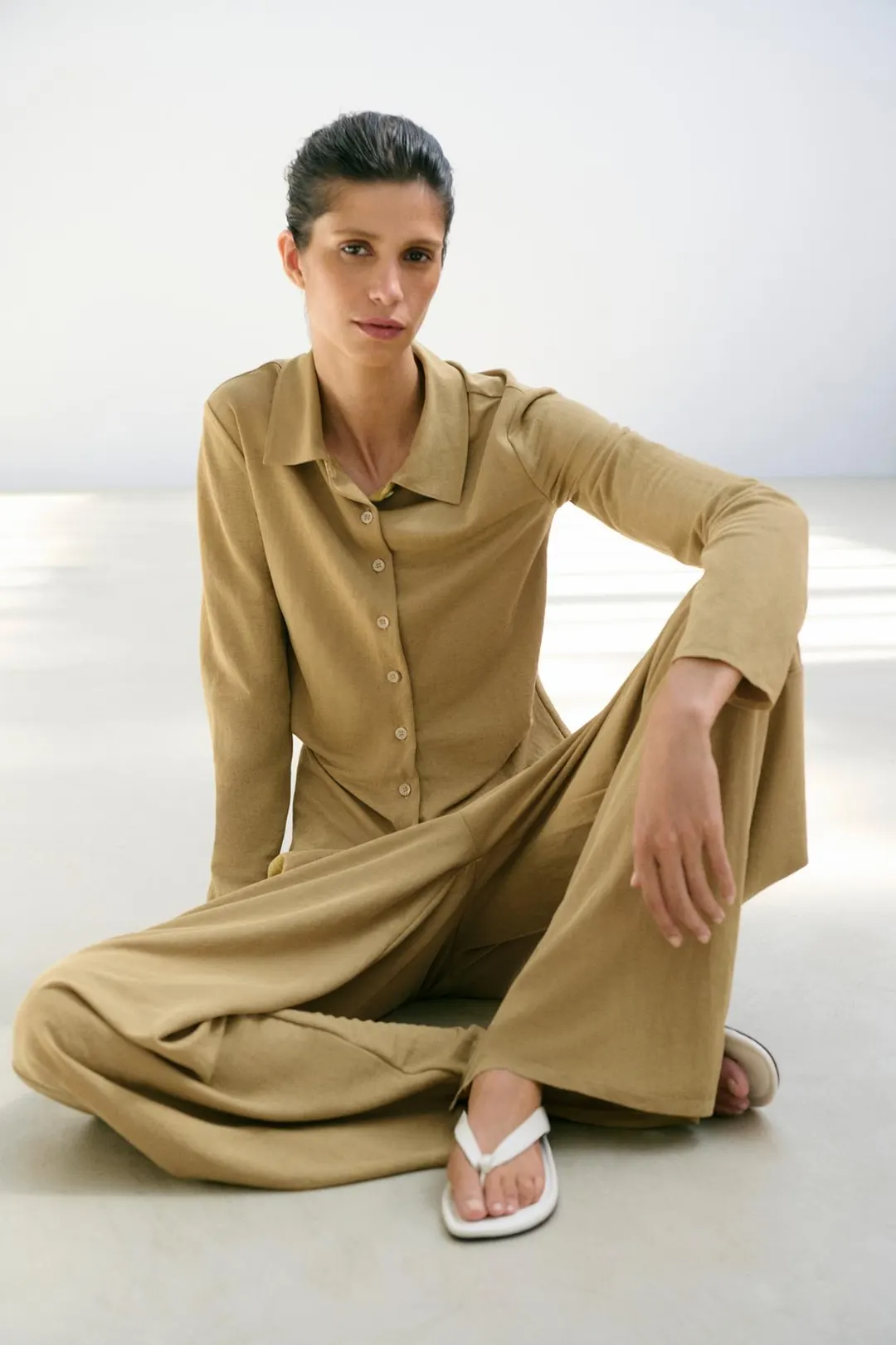 Брюки с прямыми штанинами, Zara