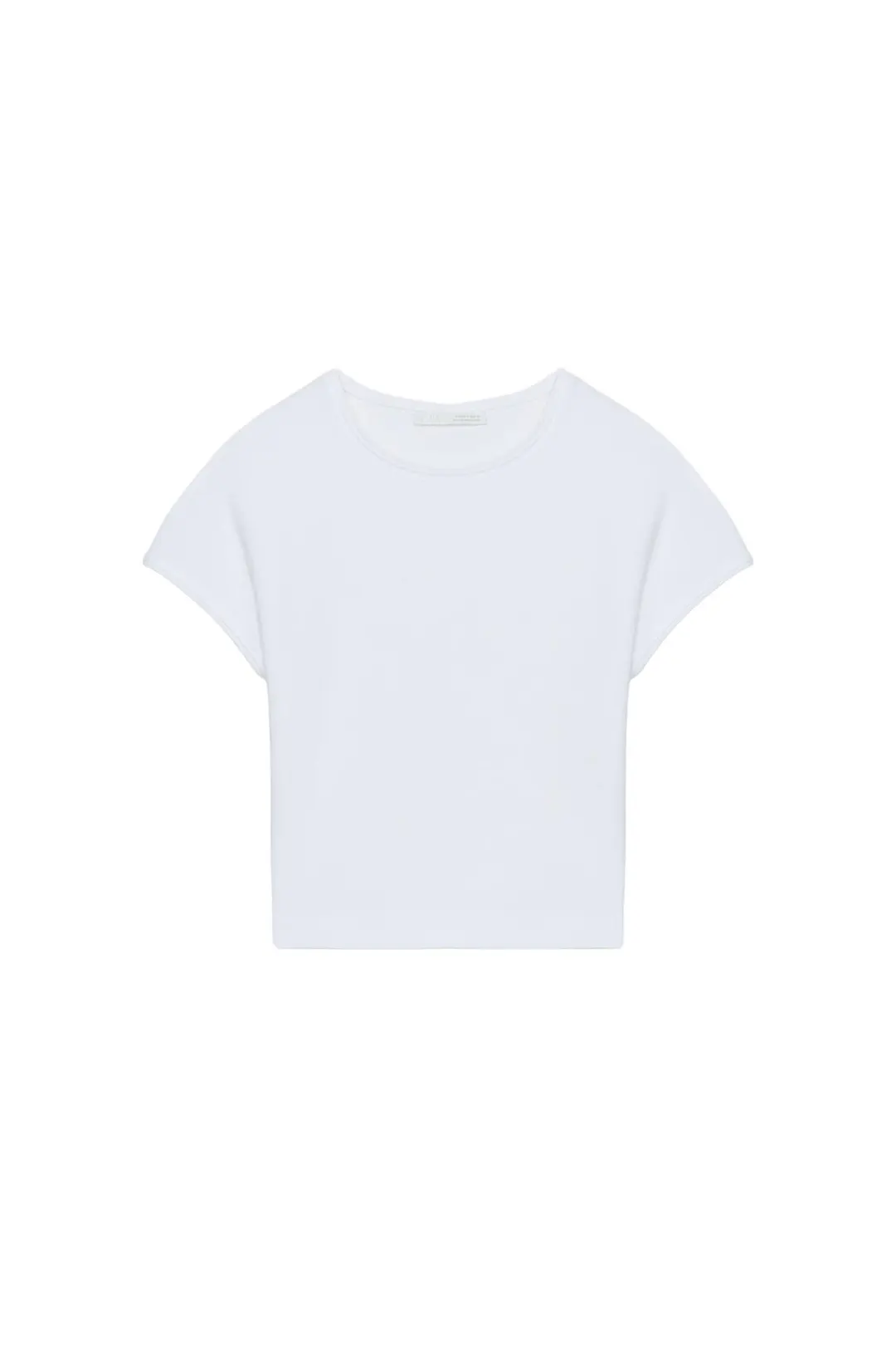 Укороченная футболка с короткими рукавами, Zara