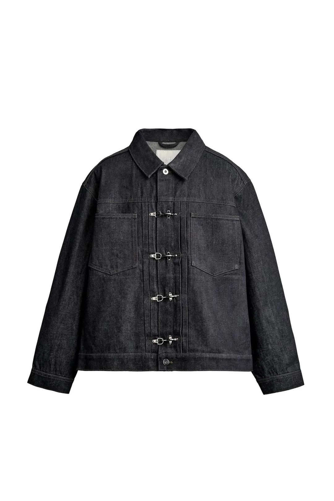 Джинсовая куртка со складками, Zara