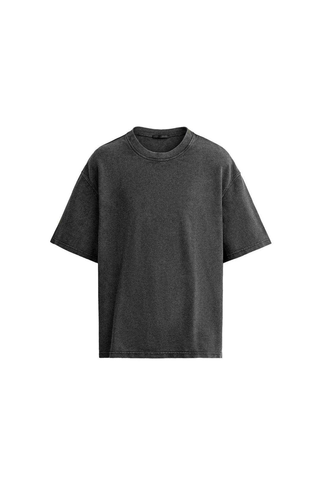 Футболка вафельной вязки с эффектом стирки, Zara