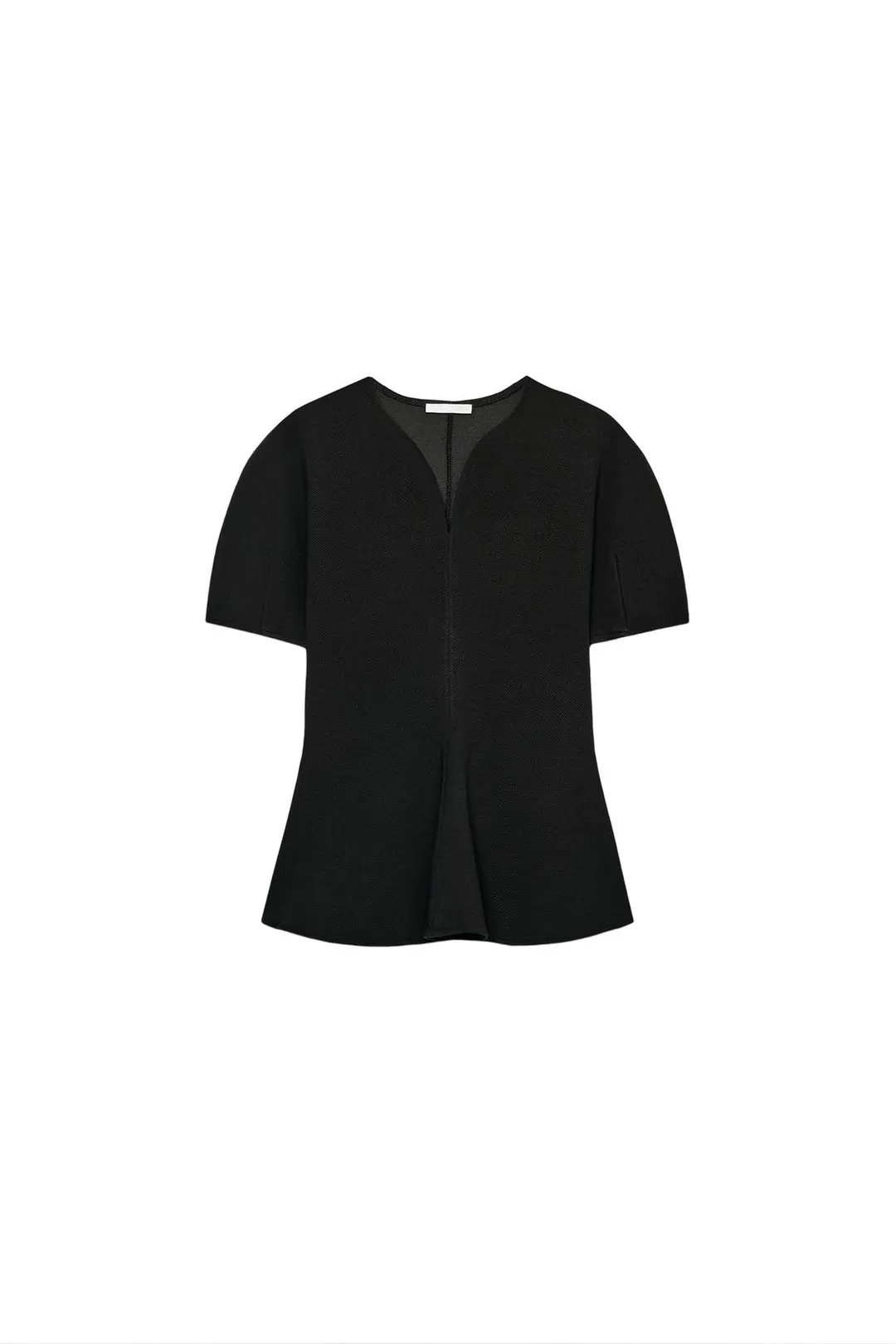 Топ с баской и пышными рукавами, Zara