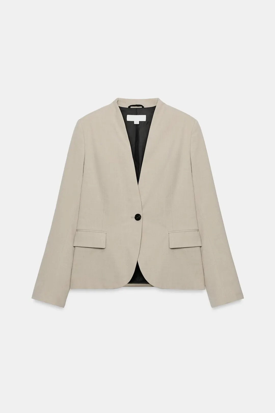Блейзер костюмного кроя с подплечниками, Zara