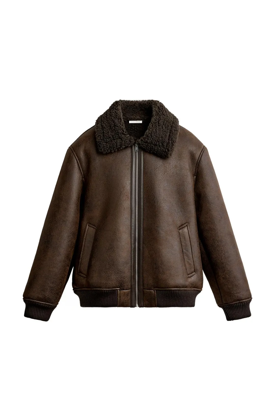 Куртка двухсторонняя под кожу, Zara
