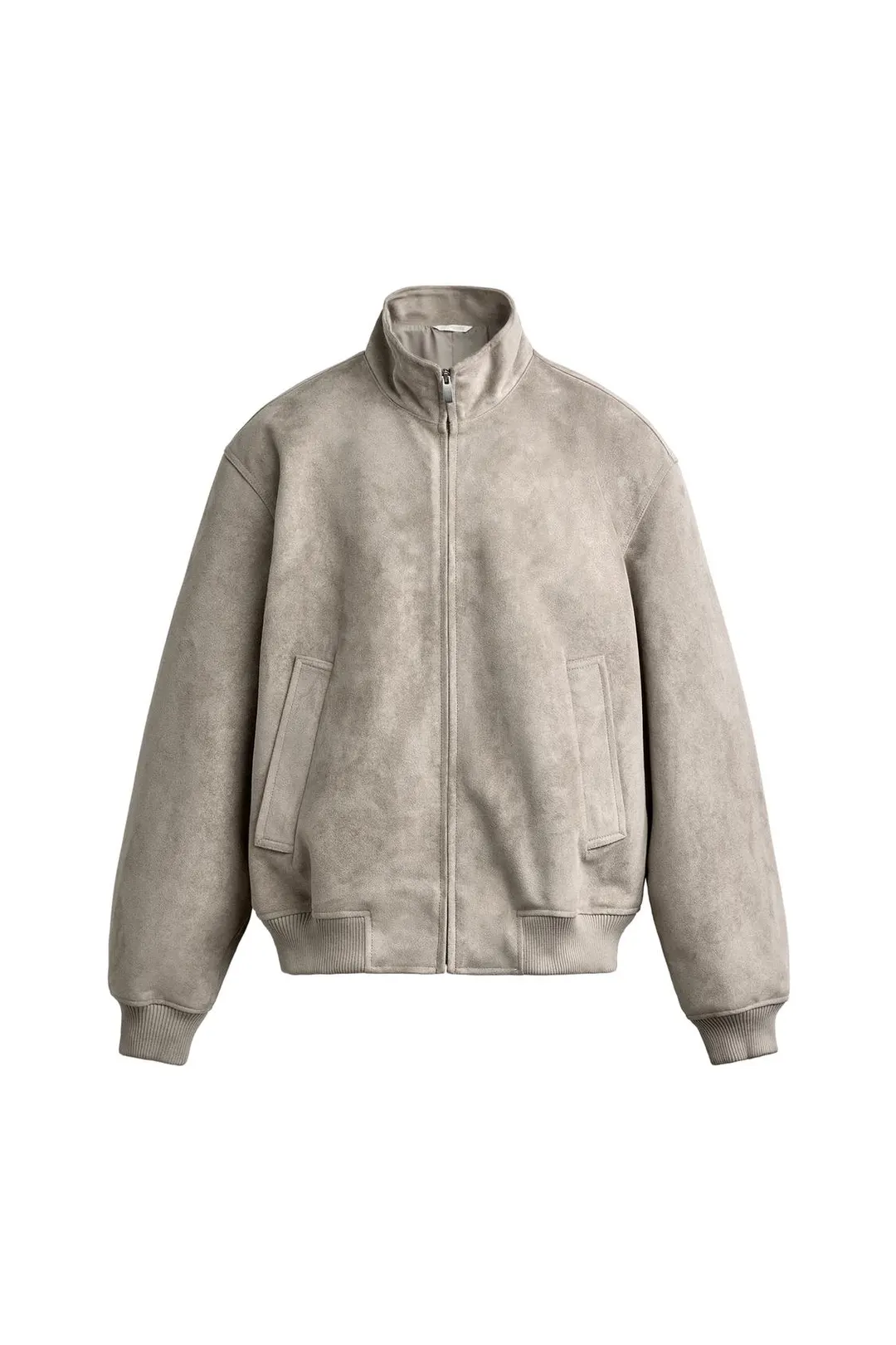 Куртка прямого кроя из искусственной замши, Zara