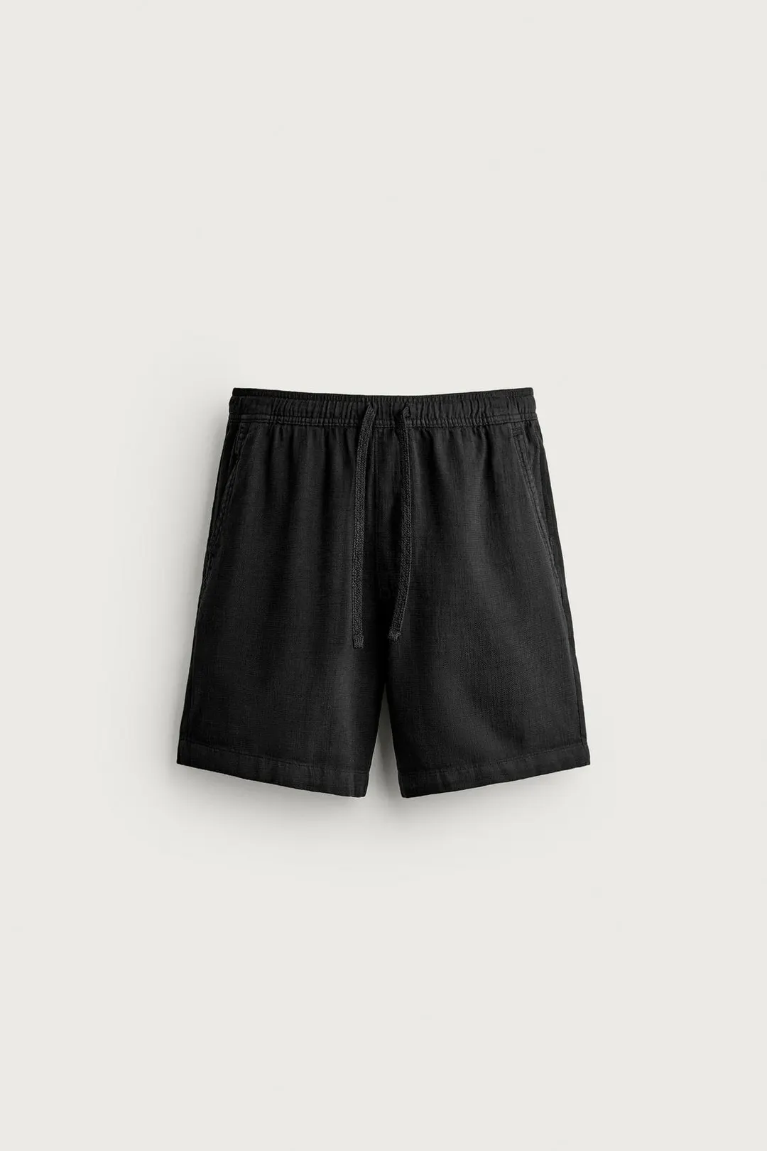 Фактурные бермуды стандартного кроя, Zara