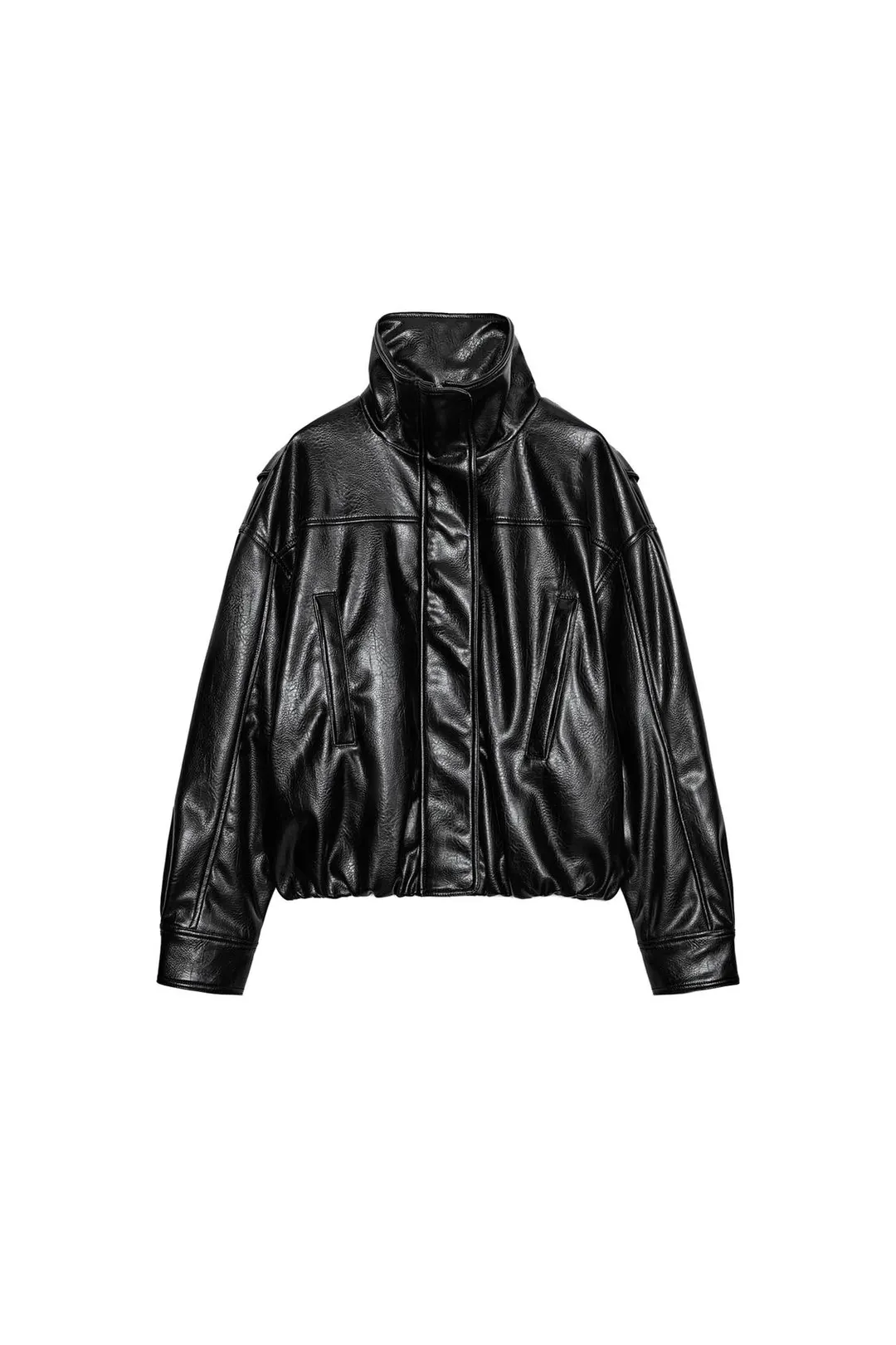 Бомбер под кожу, Zara