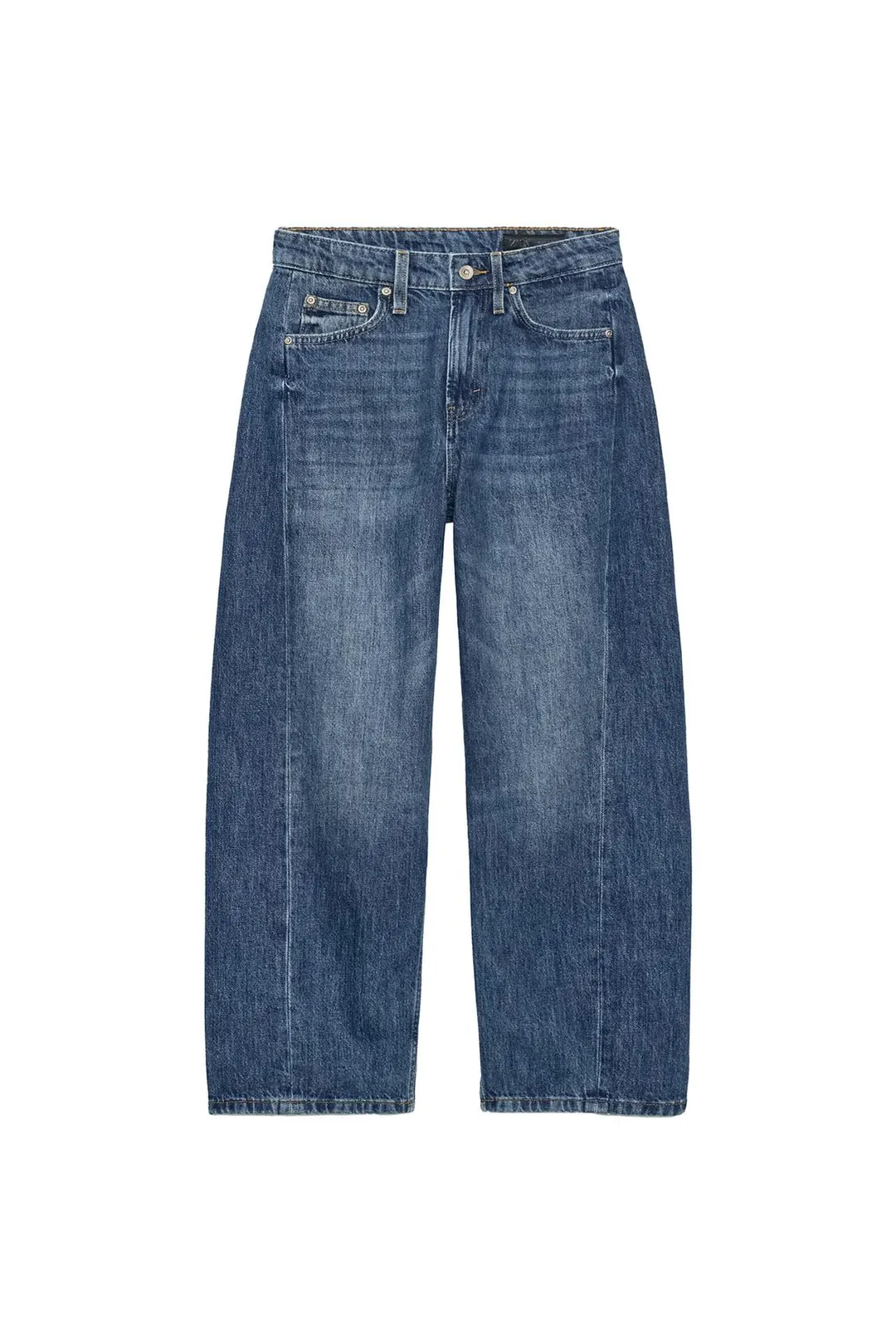 Джинсы до щиколотки свободного кроя со средней посадкой ZW Collection, Zara