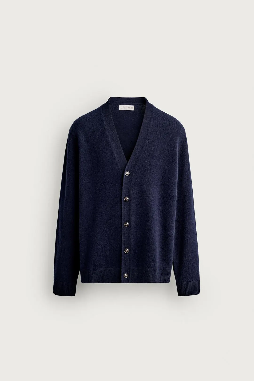 Кардиган стандартного кроя из смесовой шерсти, Zara