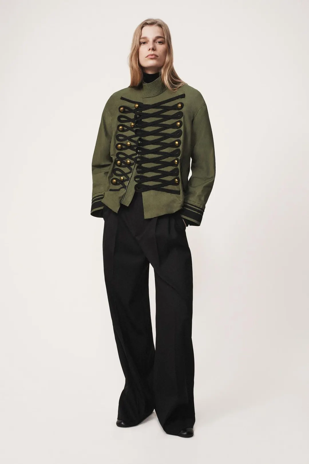 Бомбер с застёжкой на клеванты The Item Zara Woman Collection, Zara