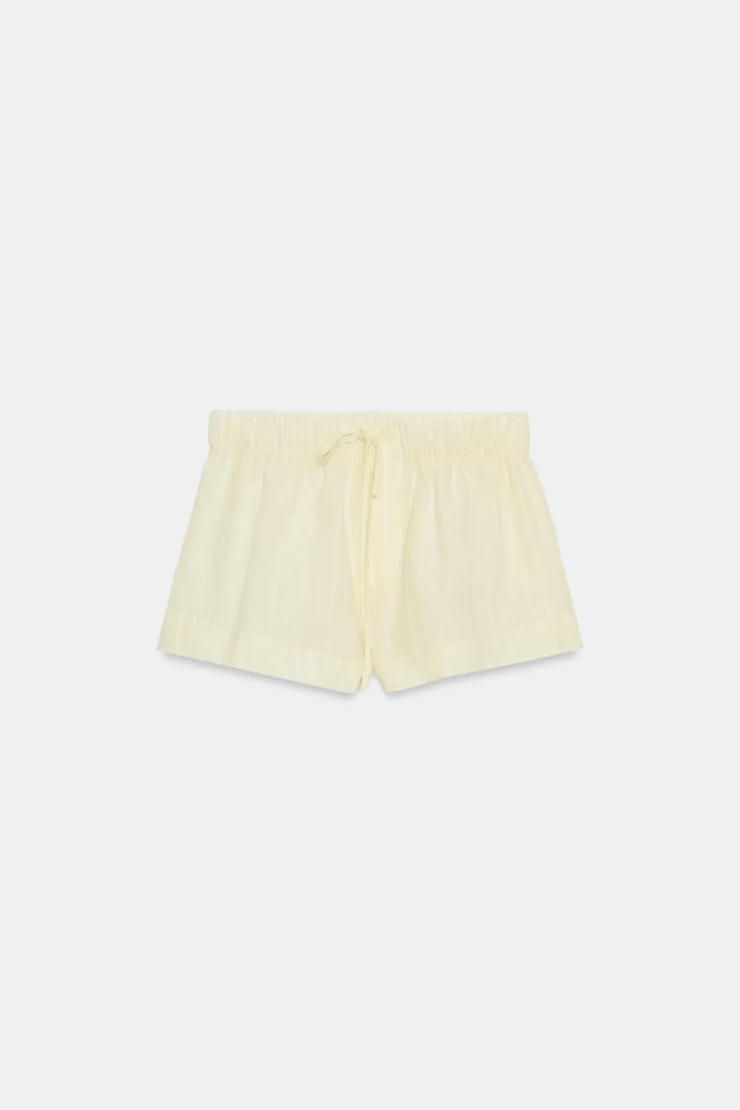 Шорты из поплина в полоску, Zara