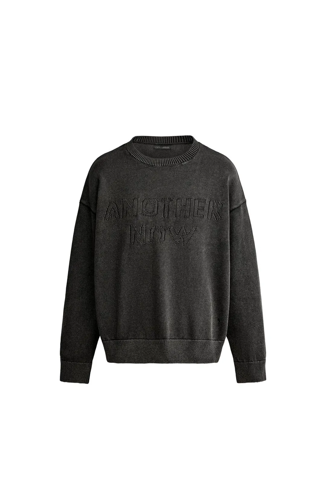 Джемпер свободного кроя с узором интарсия, Zara
