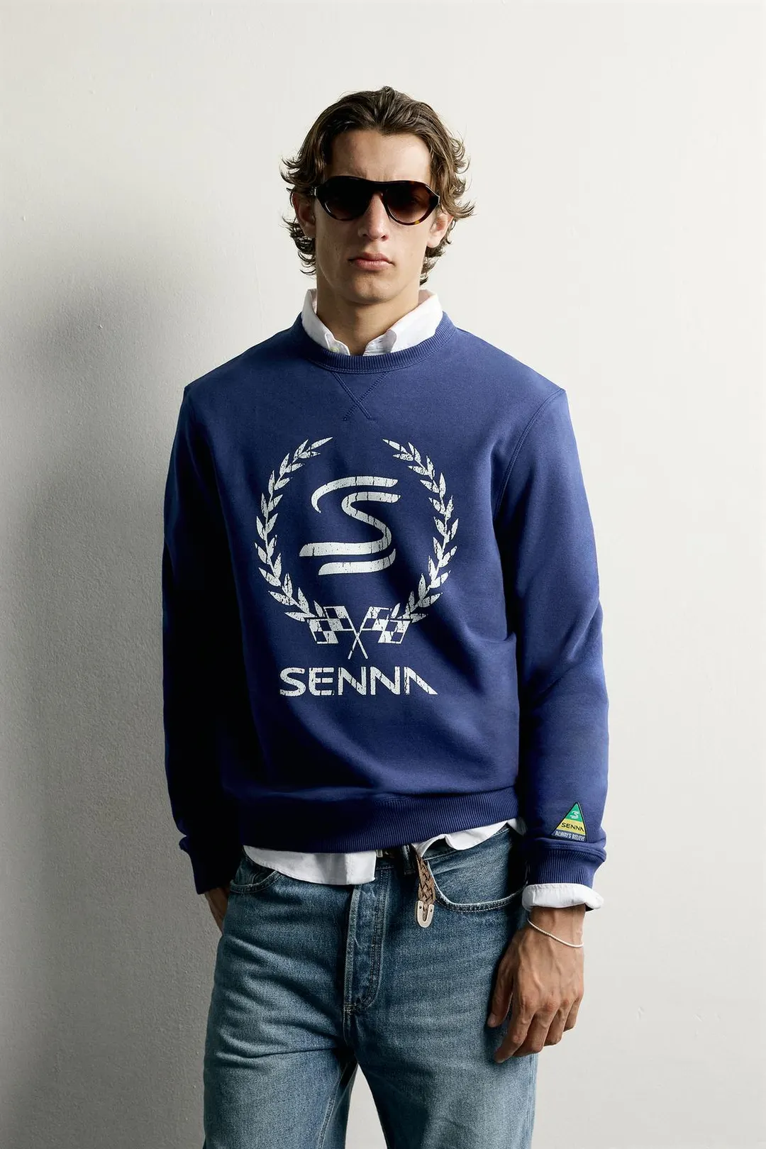 Свитшот с принтом AYRTON SENNA © SENNA BRANDS, Zara