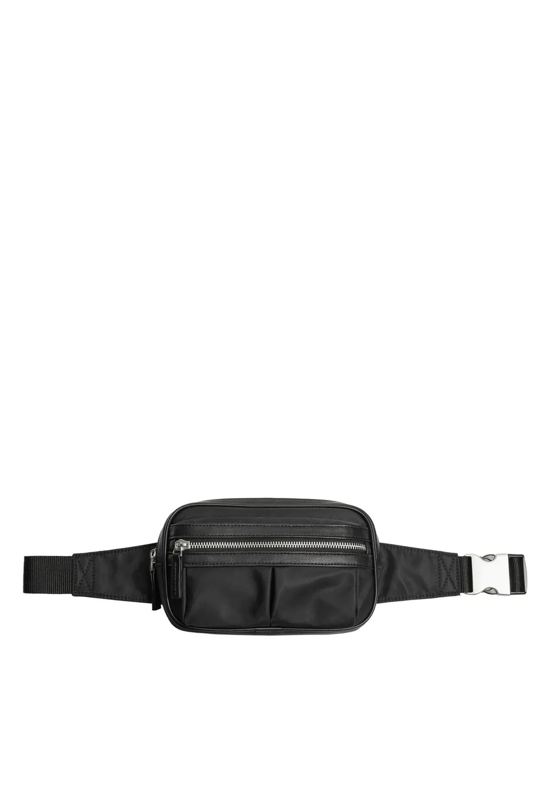 Сумка поясная комбинированная из технологичной ткани, Zara