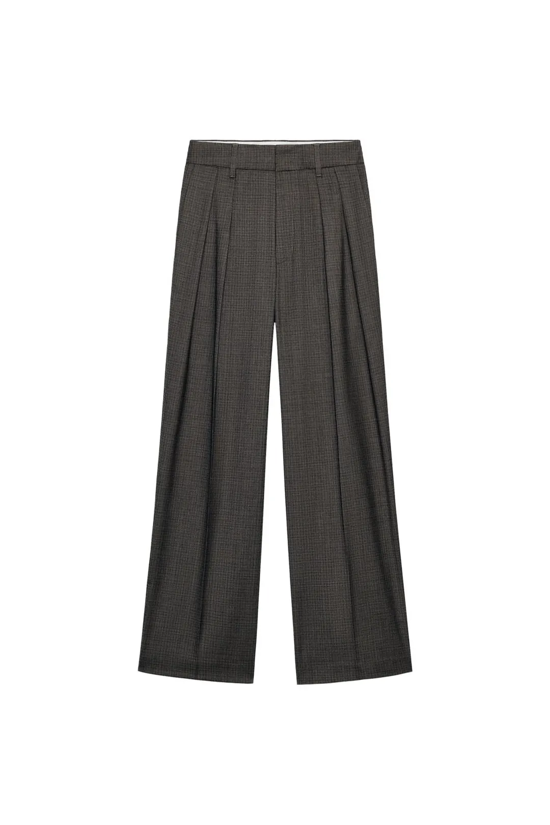 Брюки с двойными складками, Zara