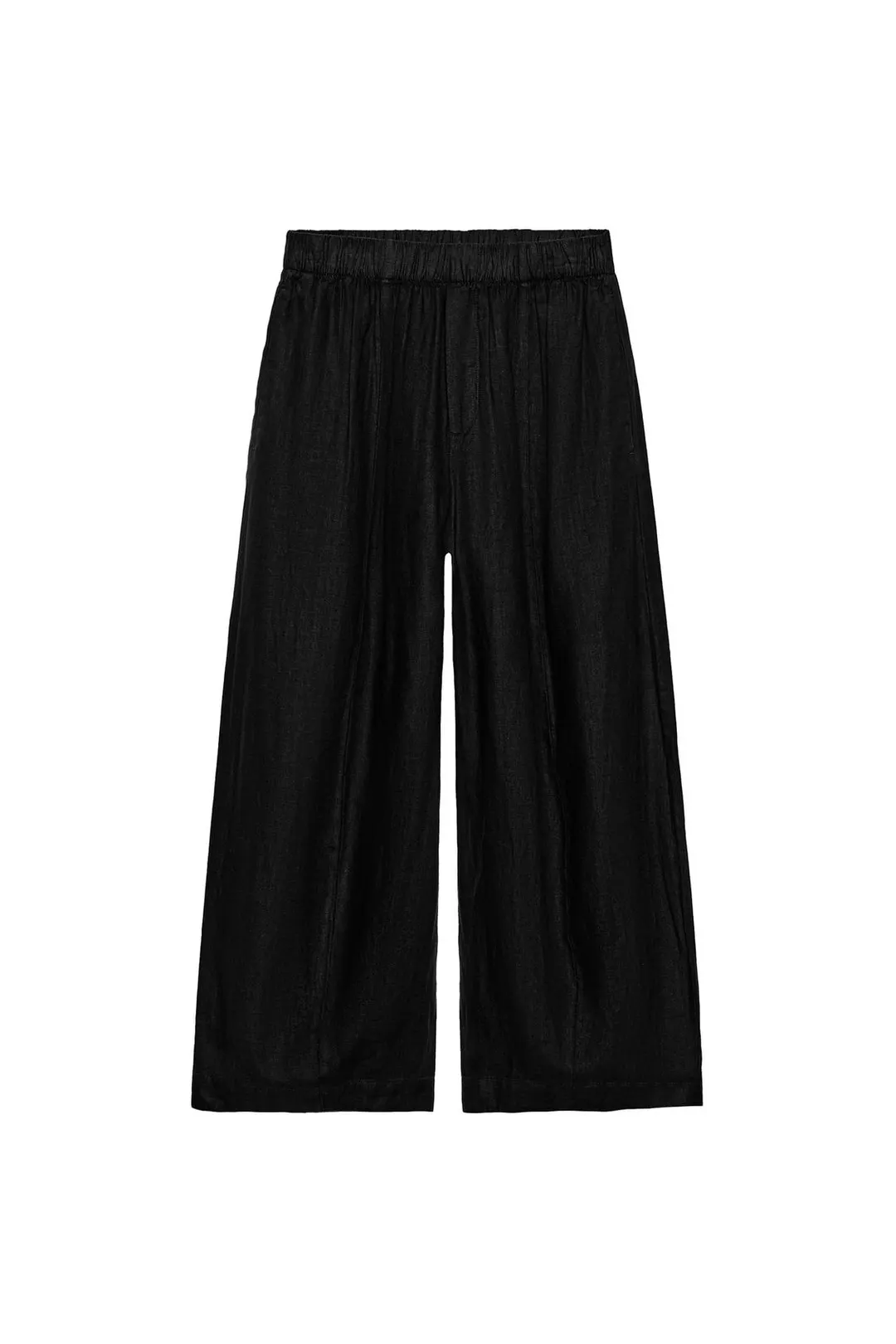 Брюки-бочки ZW Collection из 100% льна, Zara