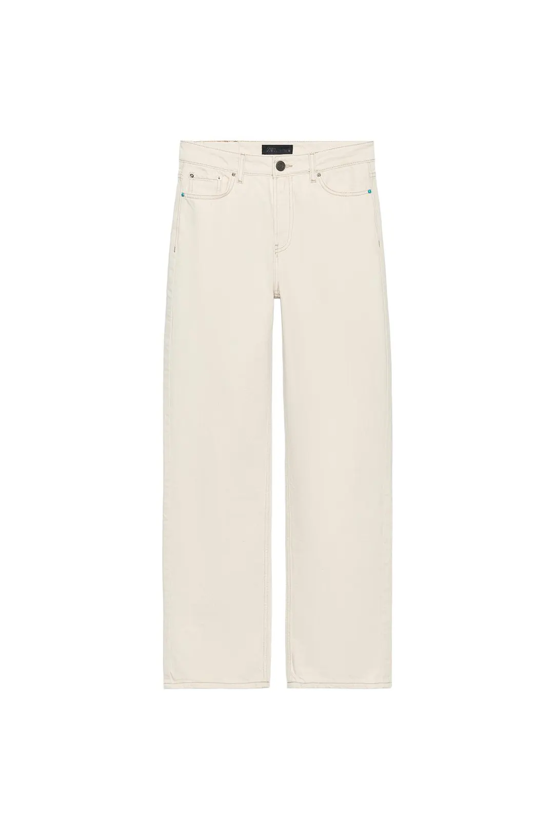 Джинсы классического кроя Z1975 с высокой посадкой, Zara