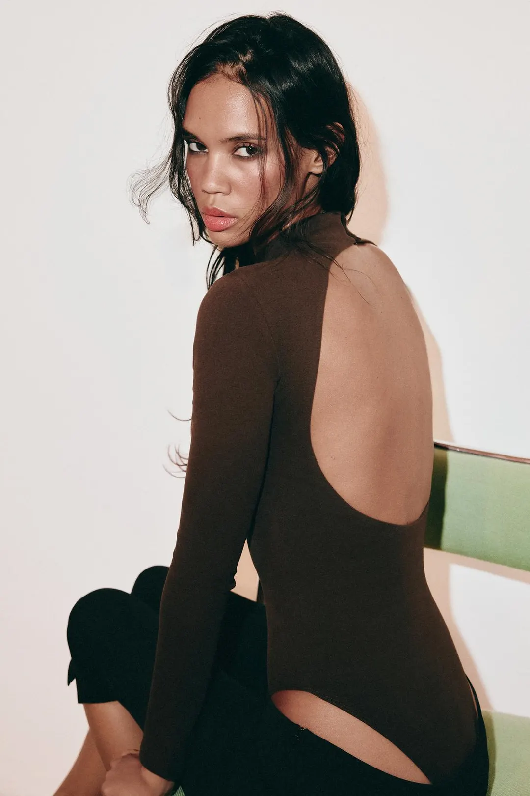 Боди с вырезом на спине, Zara