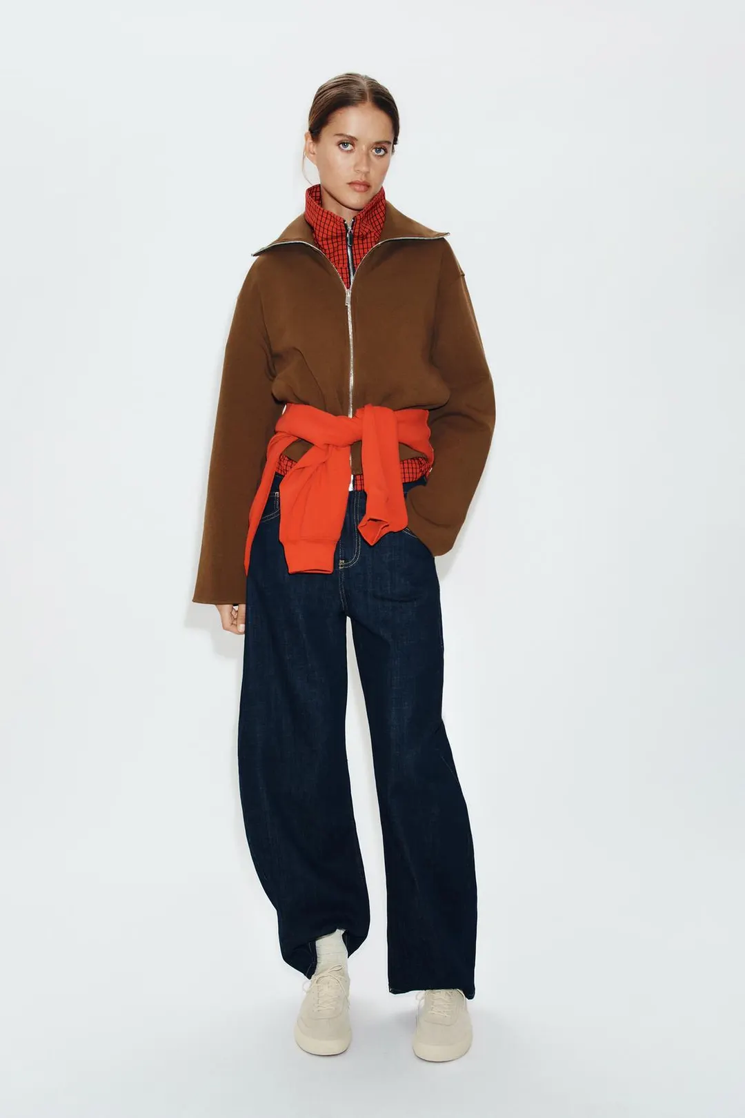 Барефут-кроссовки из замшевого спилка, Zara