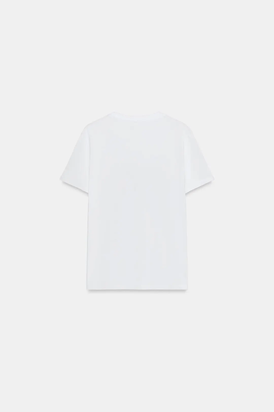 Футболка с блестящим принтом, Zara