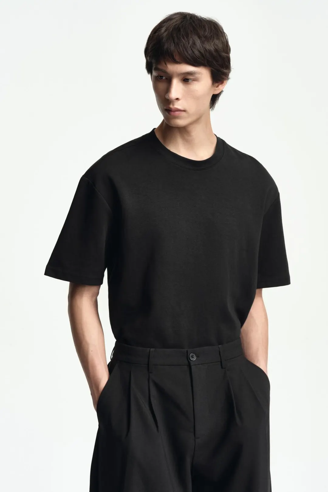 Футболка свободного кроя из интерлока /04, Zara