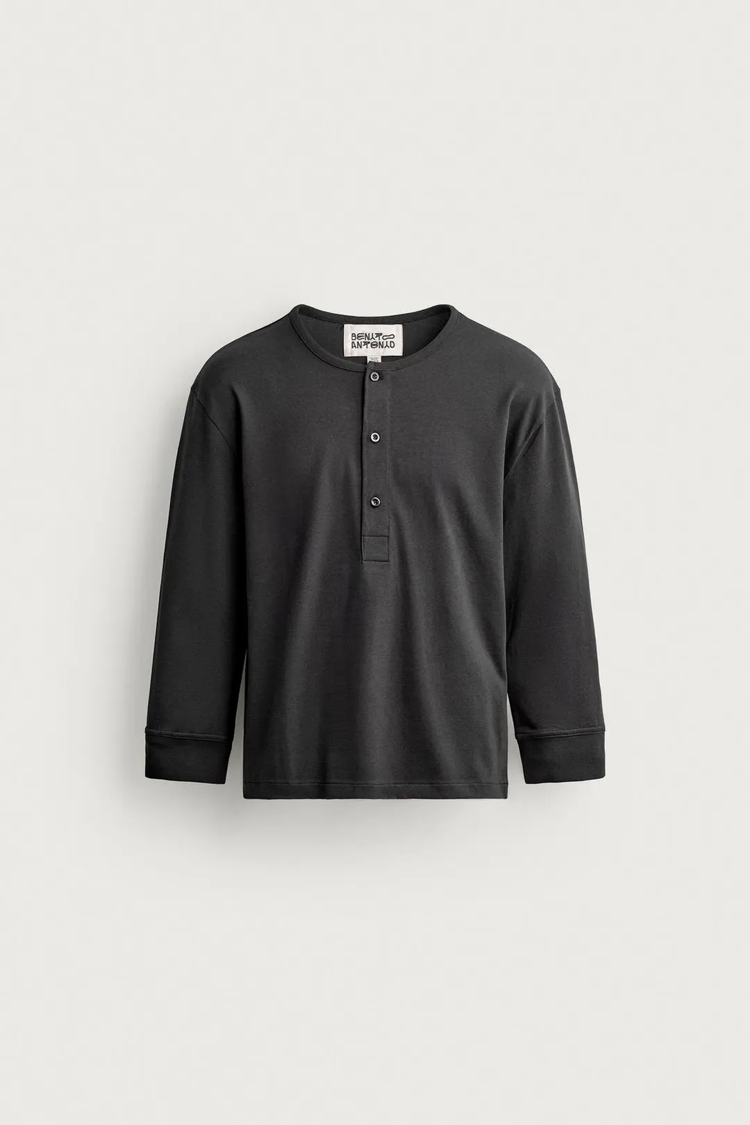 Укороченная футболка хенли, Zara