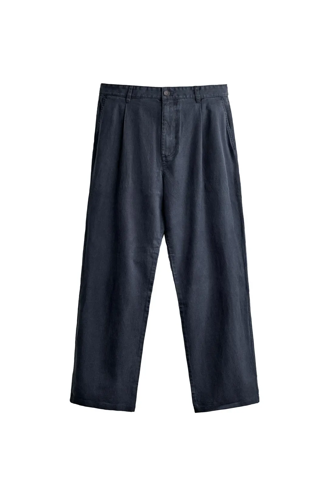 Чиносы свободного кроя со складками, Zara