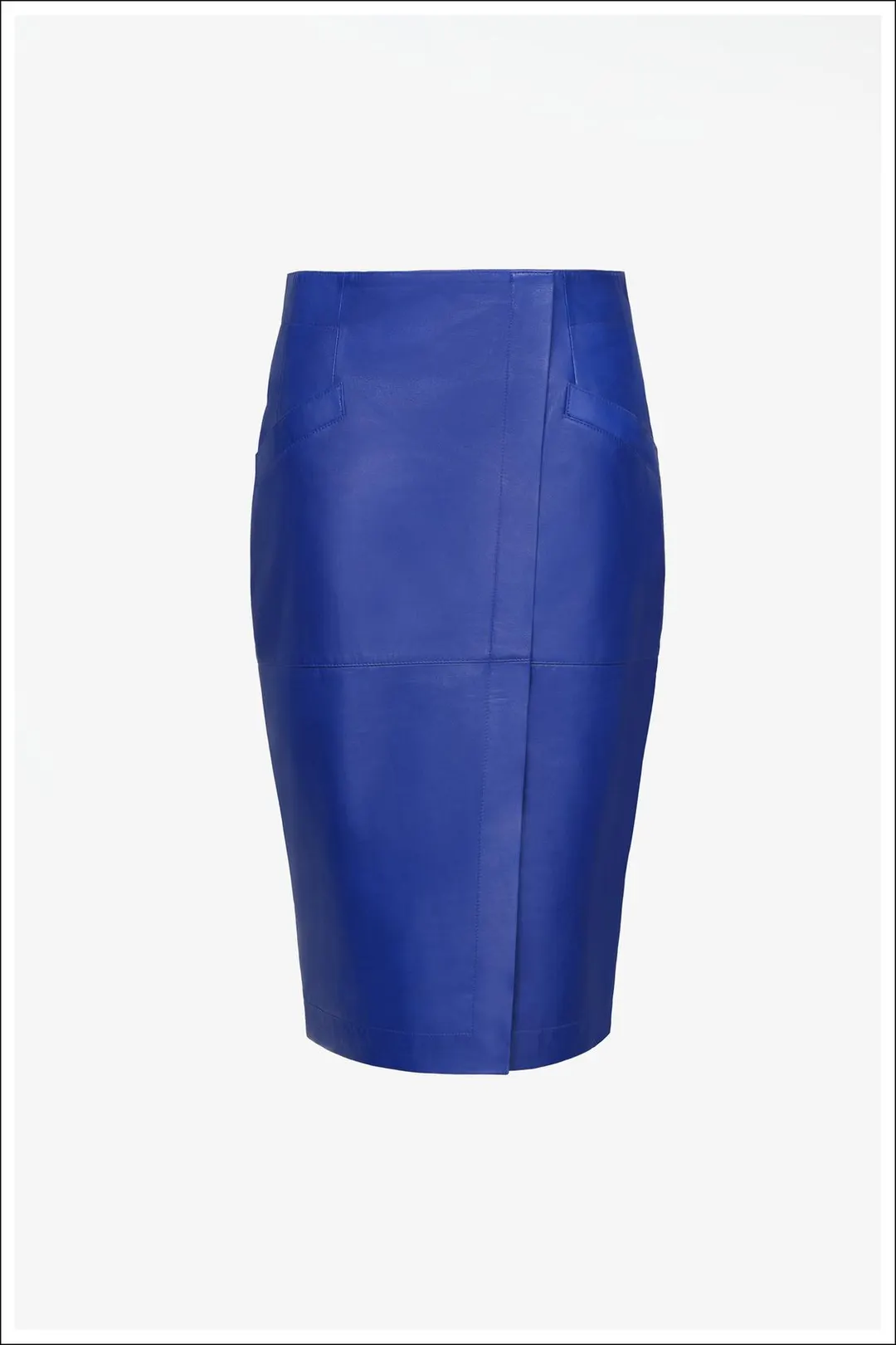 Кожаная юбка миди Limited Edition, Zara