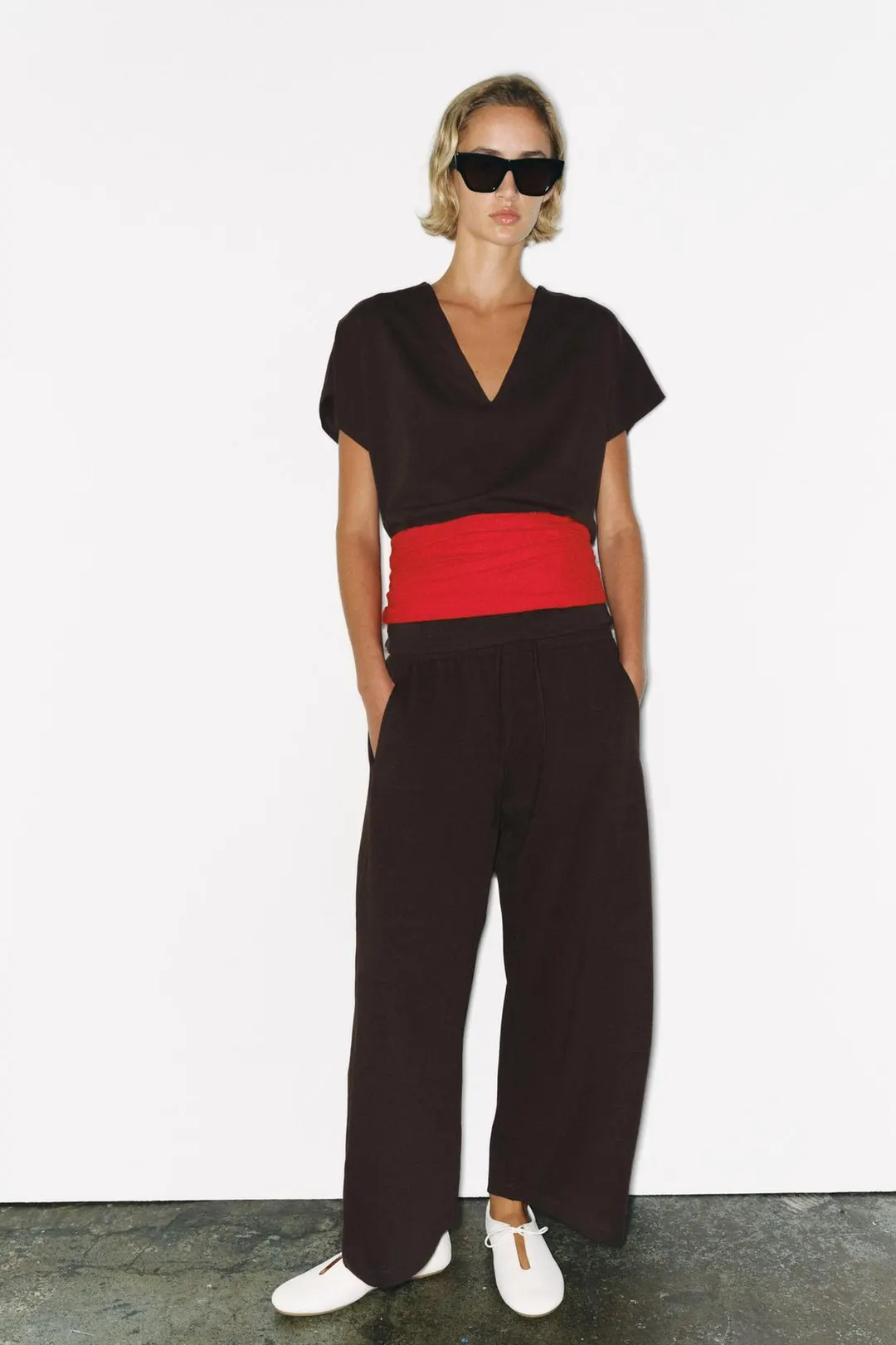 Брюки с прямыми штанинами, Zara