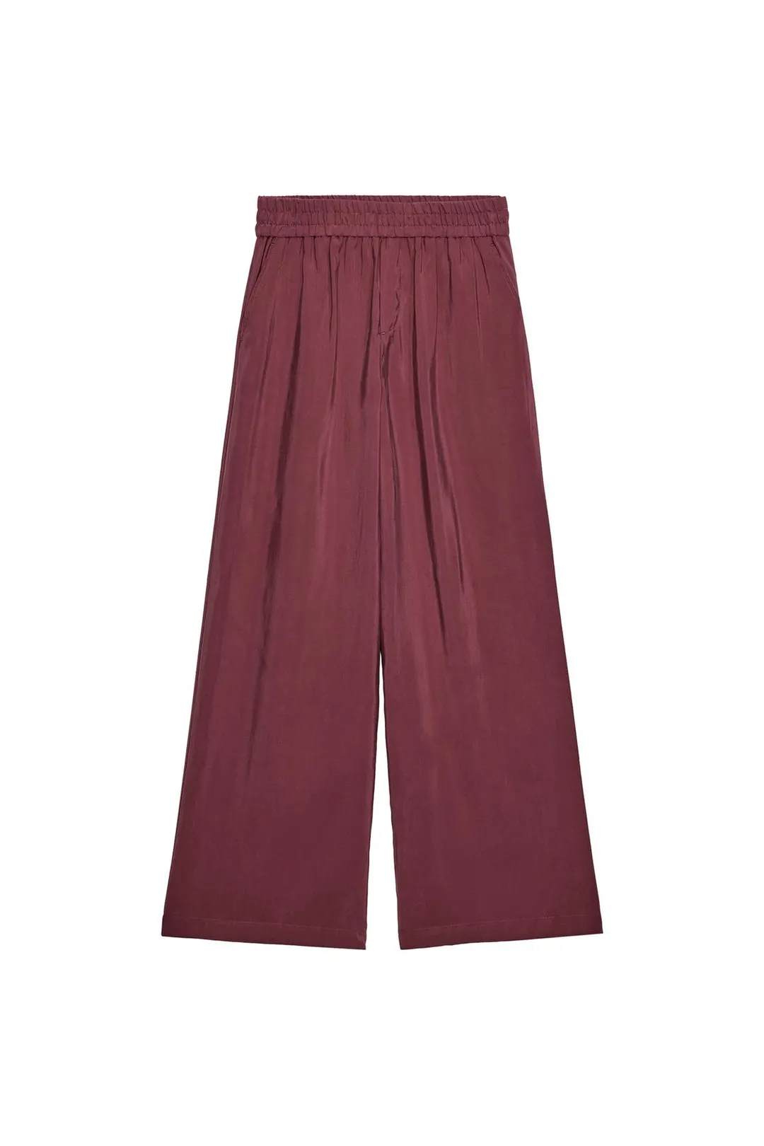 Брюки широкого кроя с эластичным поясом, Zara