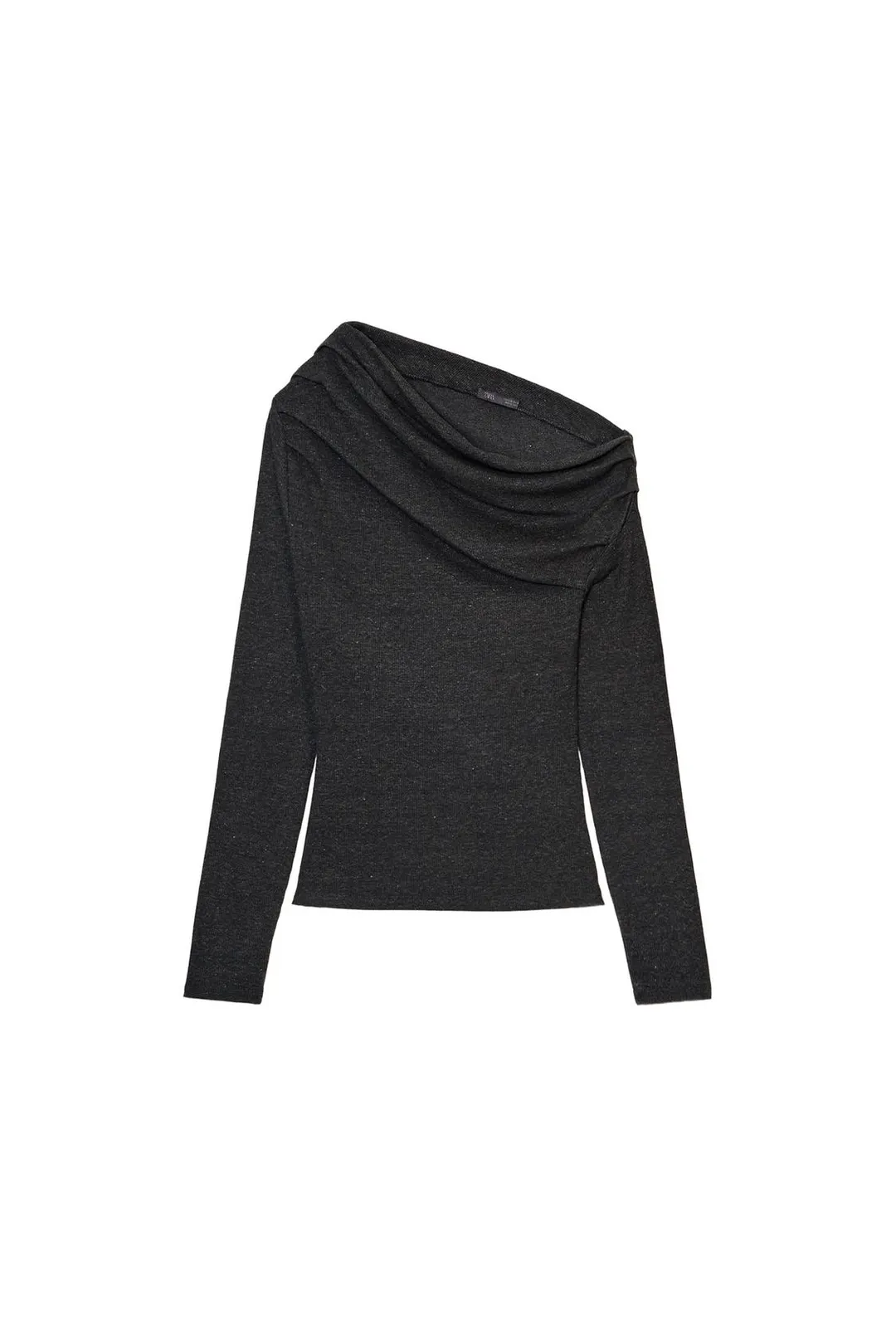 Топ с драпировкой и открытыми плечами, Zara