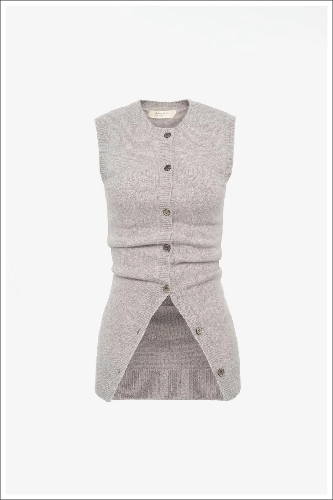 Вязаный жилет из 100% кашемира Limited Edition, Zara