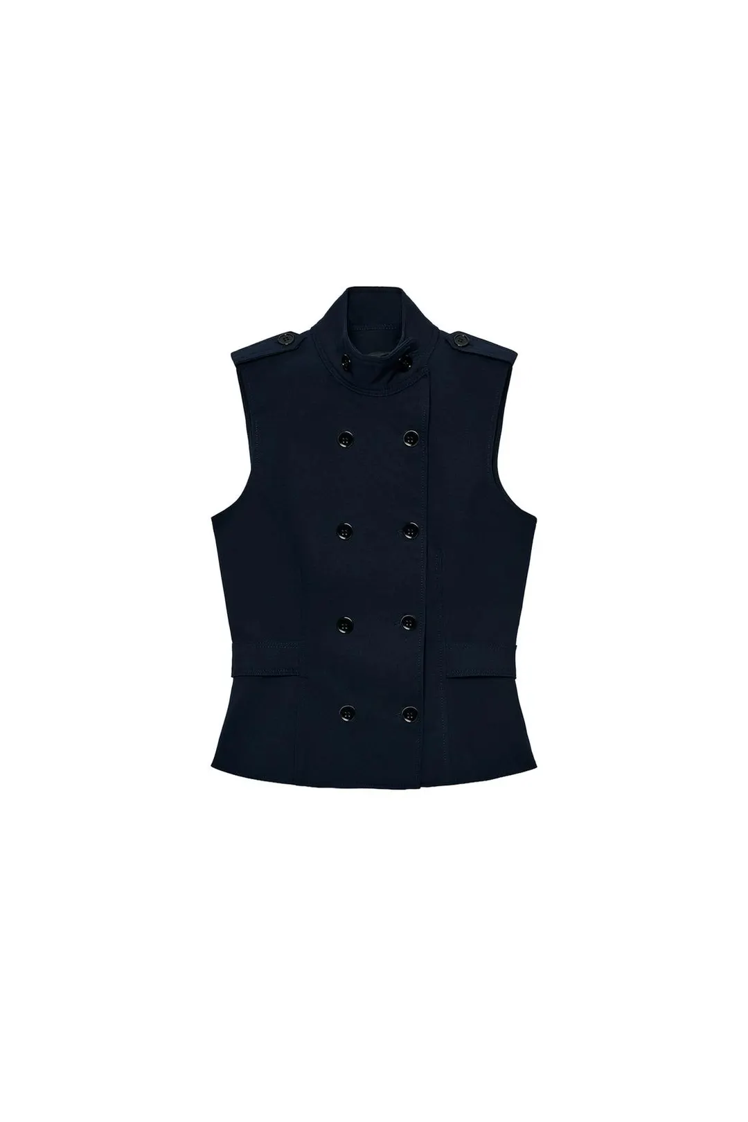 Топ с застегивающимися хлястиками, Zara