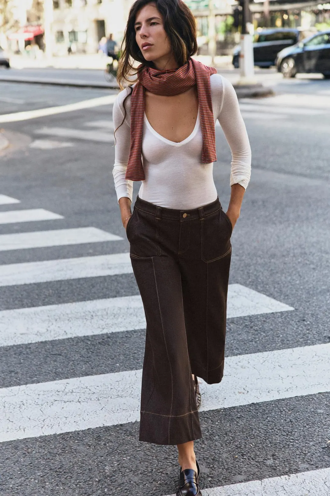 Кюлоты со средней посадкой Z1975, Zara