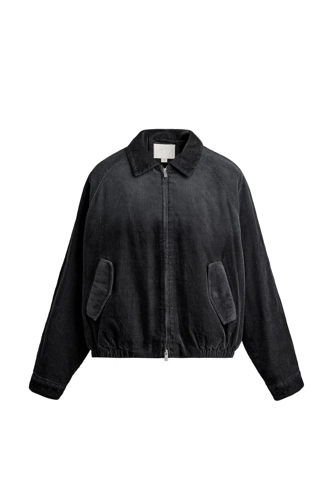 Утепленная вельветовая куртка свободного кроя, Zara