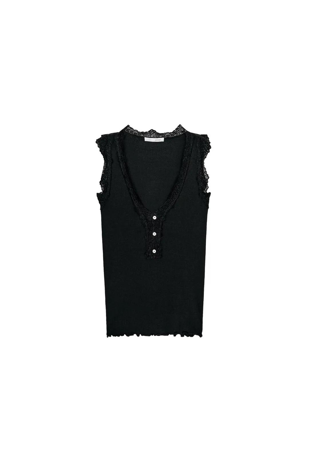 Футболка в рубчик с кружевом, Zara