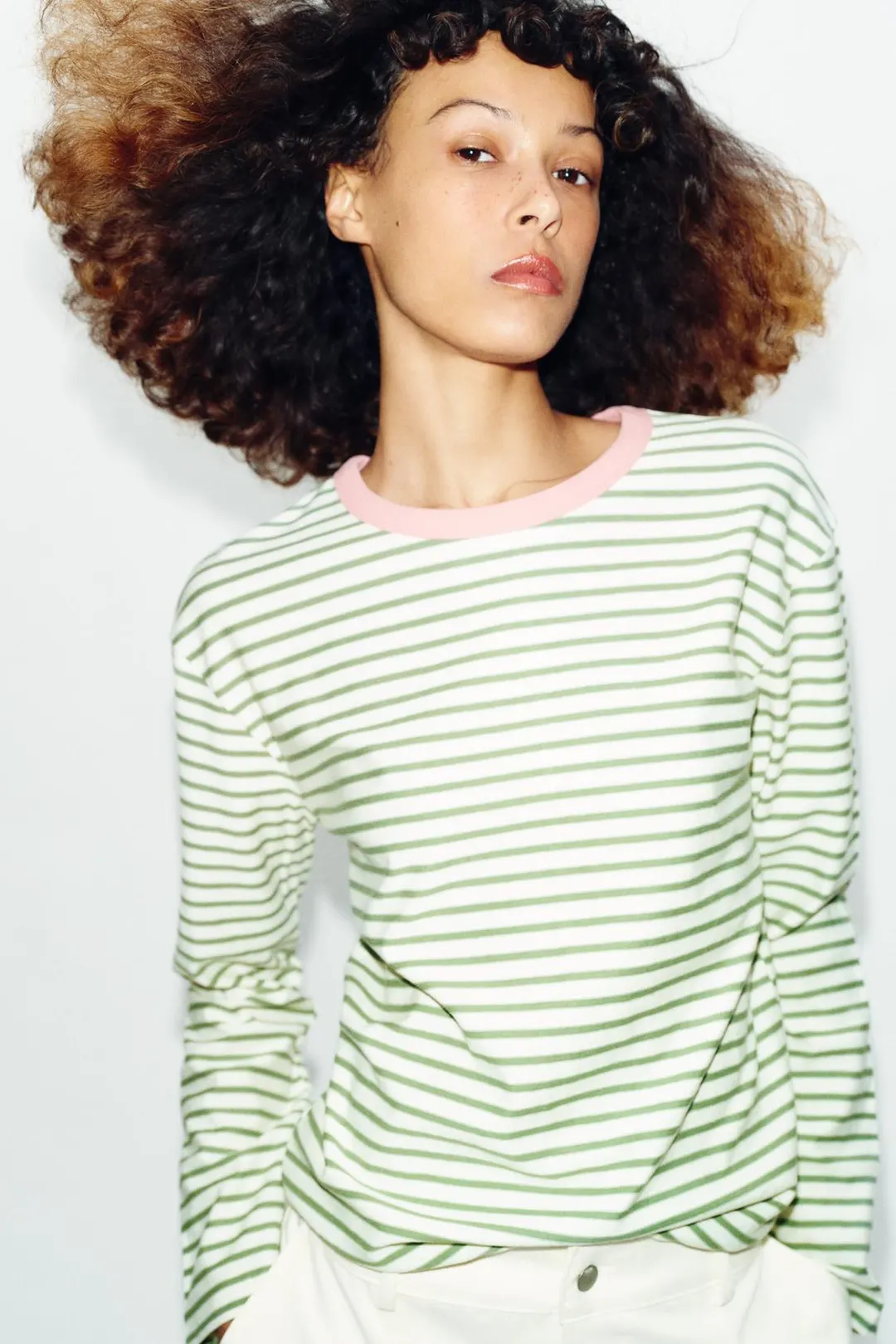 Лонгслив в полоску, Zara