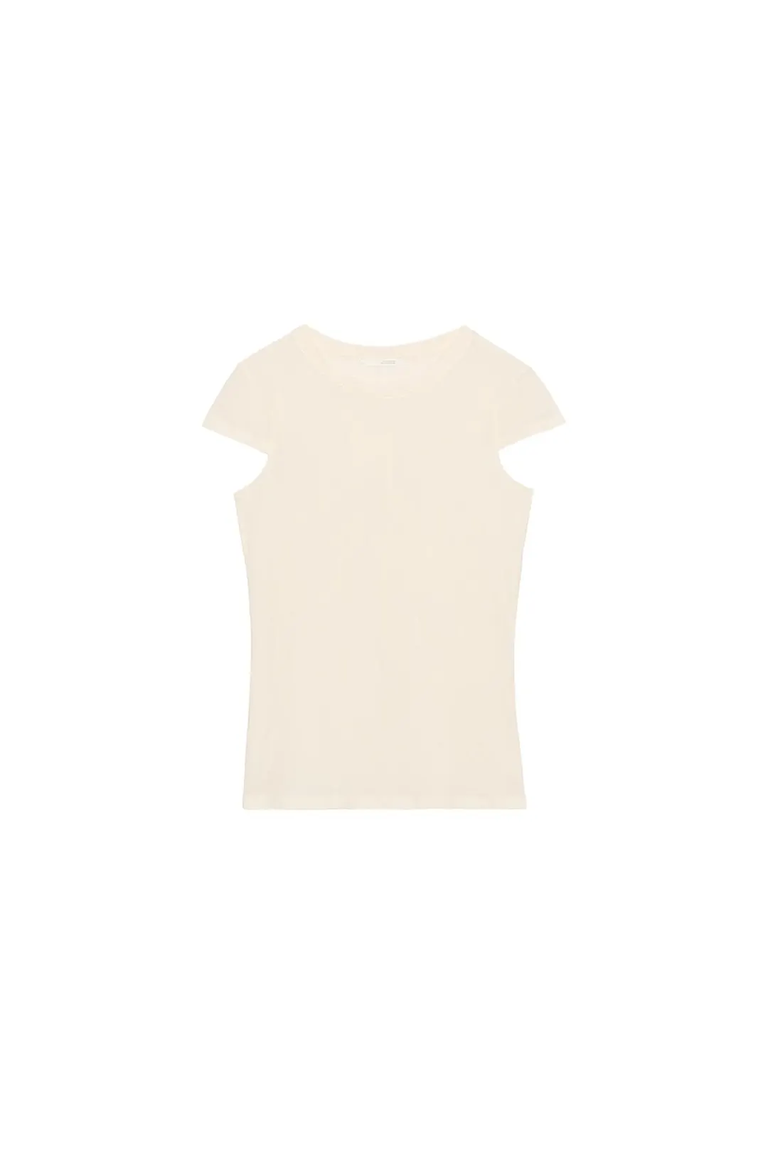 Футболка минималистичная с короткими рукавами, Zara