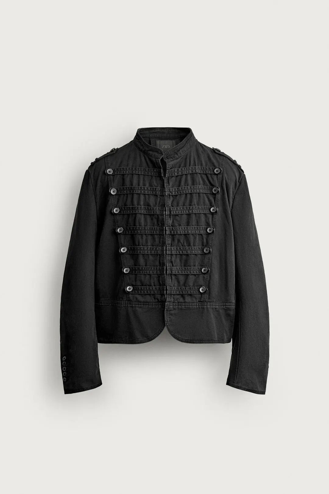 Укороченная куртка с хлястиками, Zara