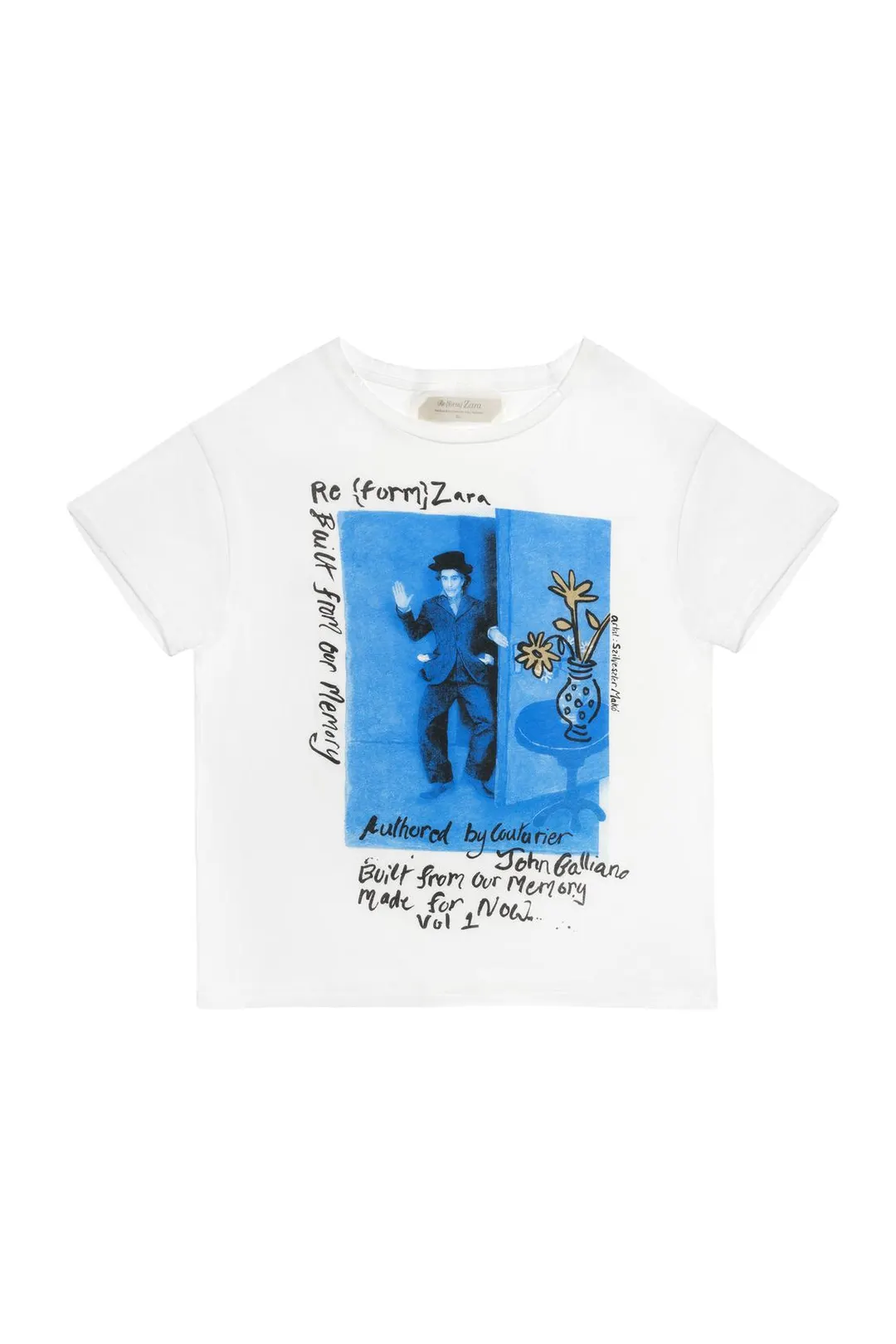 Укороченная футболка с принтом Limited Edition, Zara