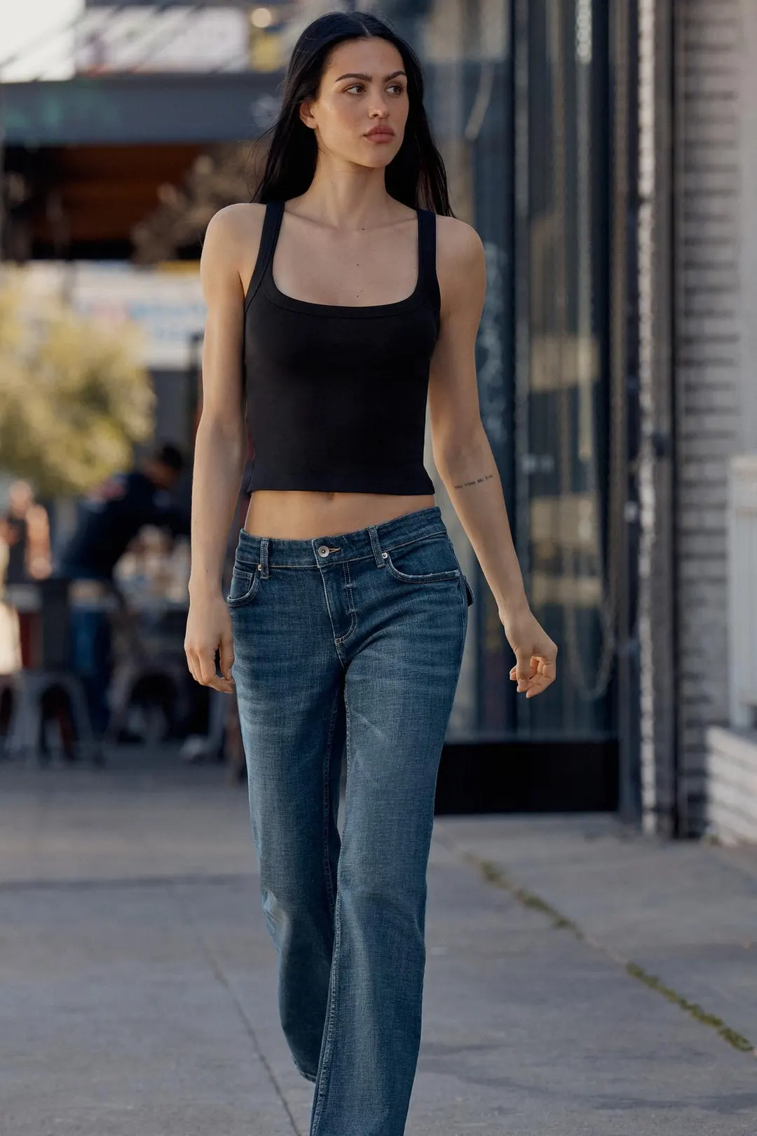Футболка без рукавов из хлопка, Zara