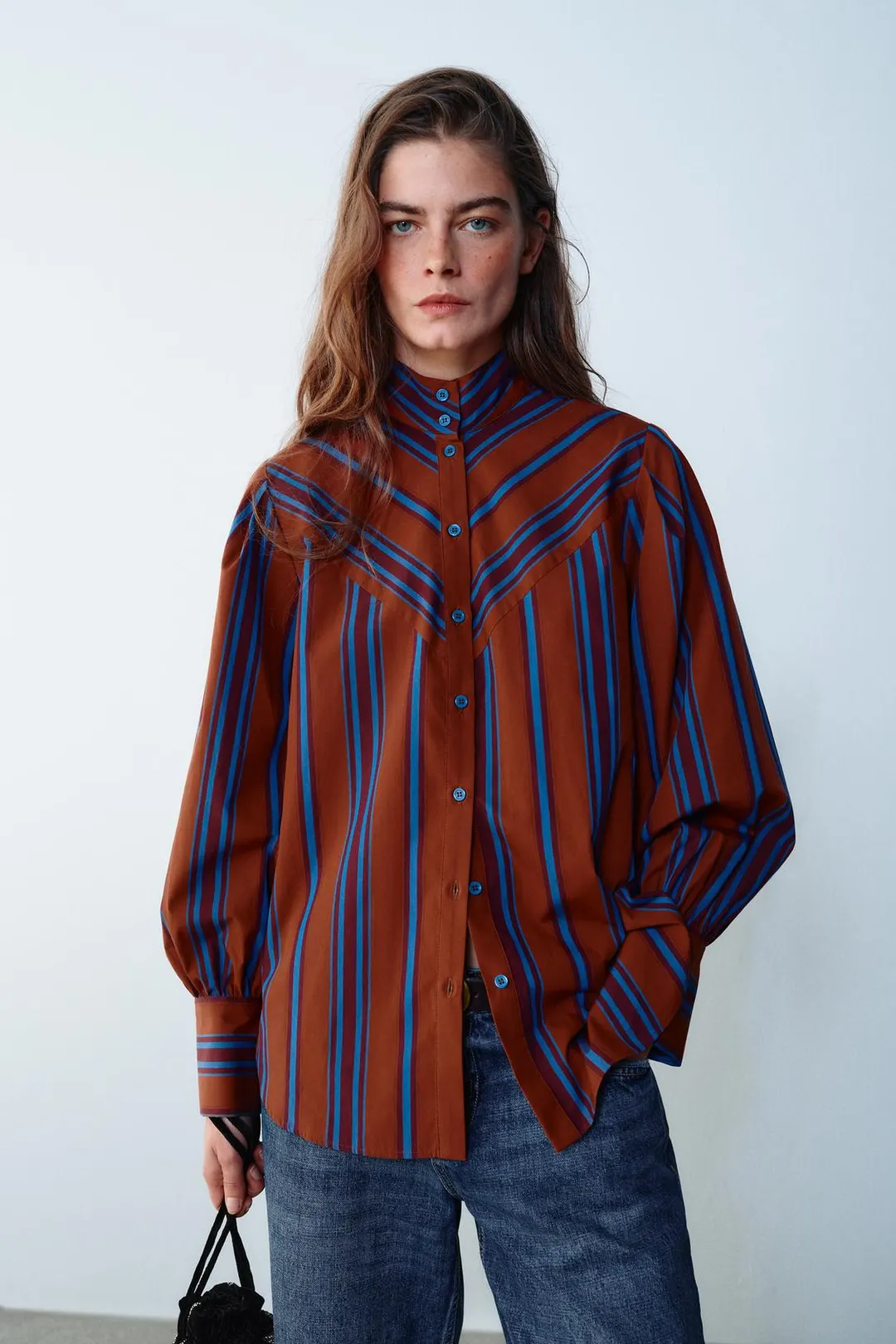 Рубашка в полоску, Zara
